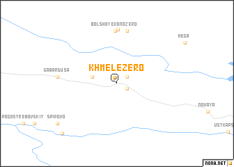 map of Khmelëzero