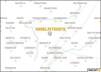 map of Khmelʼnitskoye