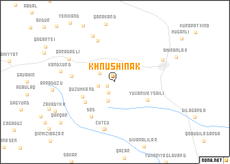 map of Khnushinak