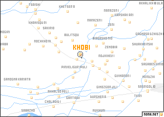 map of Khobi