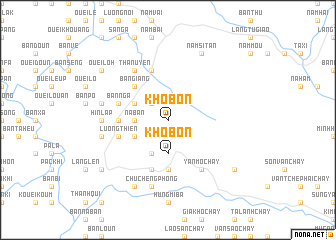 map of Kho Bon