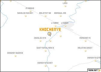 map of Khochen\