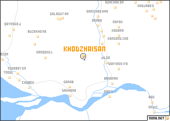 map of (( Khodzha-Isan ))