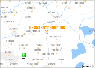 map of Khodzha-Yakshambo