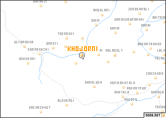 map of Khojorni