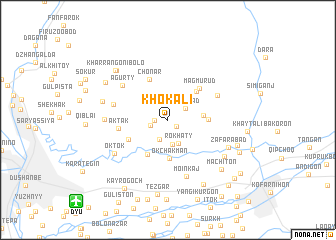 map of Khokali