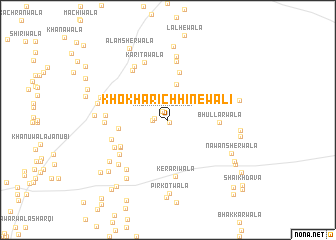 map of Khokhari Chhinewāli