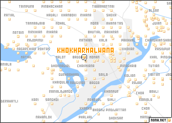 map of Khokhar Malwāna