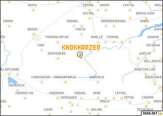 map of Khokhar Zer