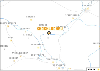 map of Khokhlachëv