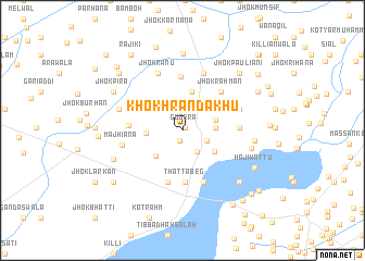 map of Khokhrān da Khu