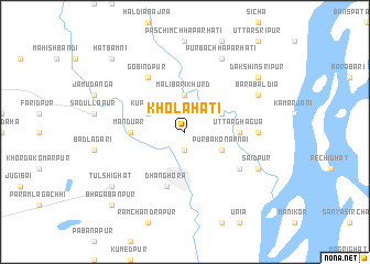 map of Kholāhāti