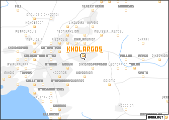 map of Kholargós