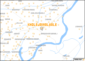 map of Khole Jaimalwāle