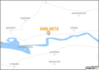 map of Kholmets