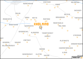 map of Kholmino