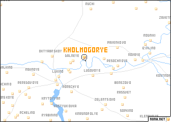 map of Kholmogor\