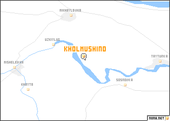 map of Kholmushino