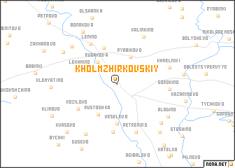 map of Kholm-Zhirkovskiy