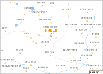 map of Kholm