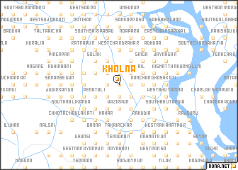 map of Kholna