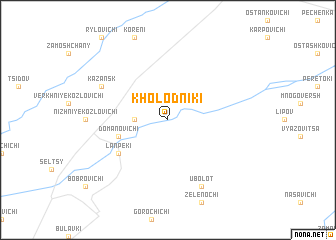map of Kholodniki