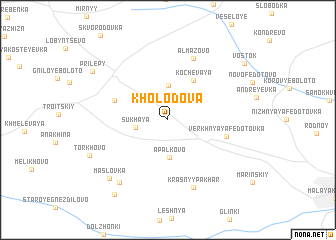 map of Kholodova