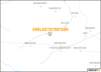 map of Kholostoy Maydan