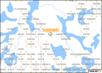 map of Khomani