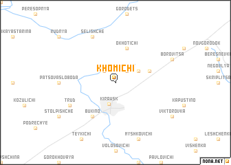 map of Khomichi