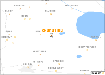 map of Khomutino