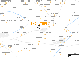 map of Khomutovo