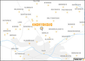 map of Khomyakovo