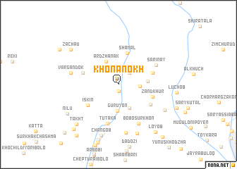 map of Khonanokh