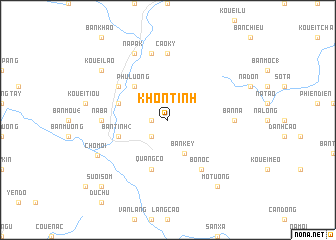 map of Khon Tinh