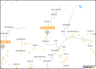 map of Khoriān