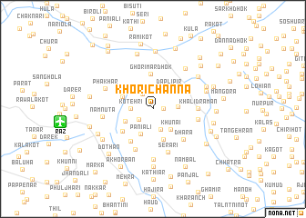map of Khori Channa