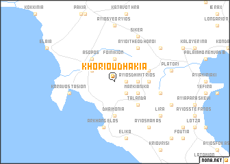 map of Khorioudhákia