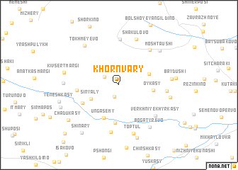 map of Khornvary