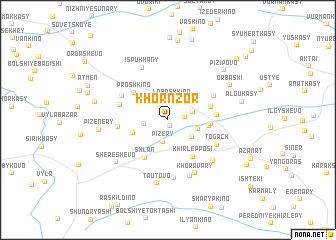 map of Khornzor