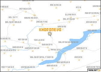 map of Khoronevo