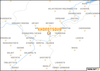 map of Khorotsova