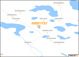 map of Khortitsy