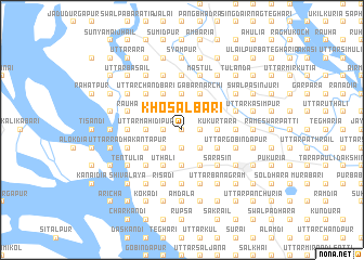 map of Khosālbāri