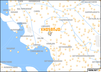 map of Khosānjo