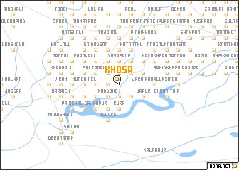 map of Khosa