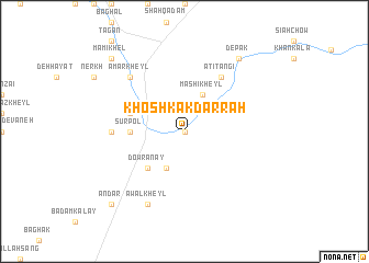 map of Khoshkak Darrah