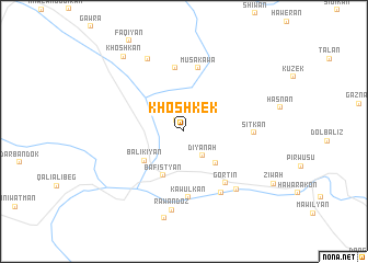 map of Khōshkēk