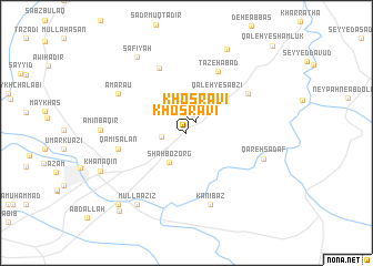 map of Khosravī