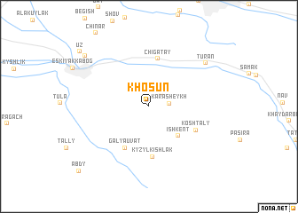 map of Khosun